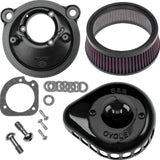 S&S Cycle 2007+ XL Sportster Models Stealth Air Cleaner Kit w/ Gloss Black Mini Teardrop Cover