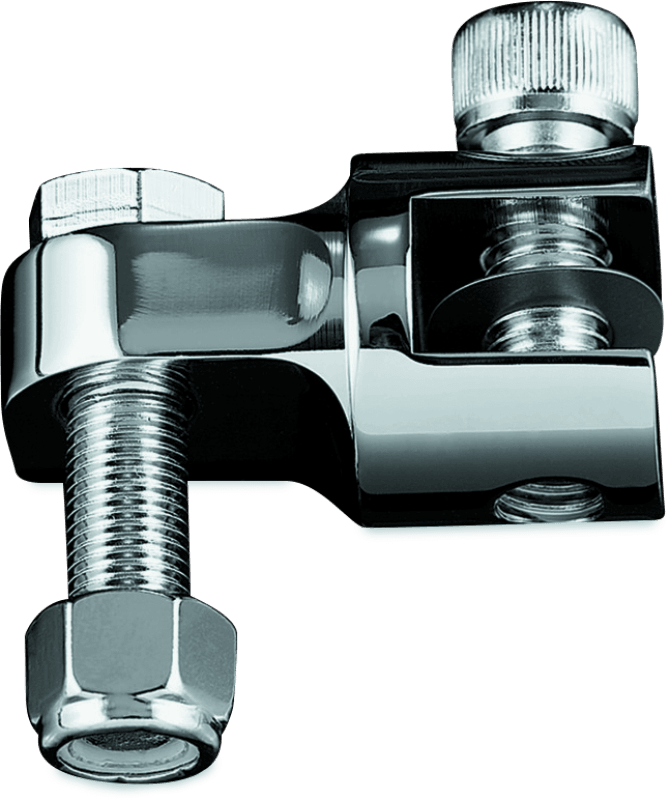 Kuryakyn 1-1/4in Stirrup Heel Rest Extenders Chrome - Powersports Haven