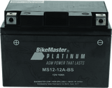 BikeMaster AGM Battery - MS12-12A-BS