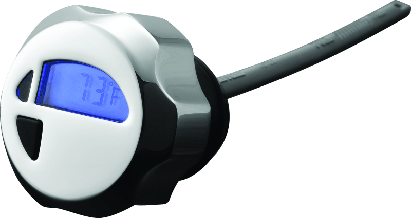 Bikers Choice 99-03 FLHT FLHR FLTR Oil Filler Cap With LED Temperature Gauge - Powersports Haven