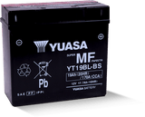Yuasa YT19BL-BS Maintenance Free AGM 12-Volt Battery w/Bottle