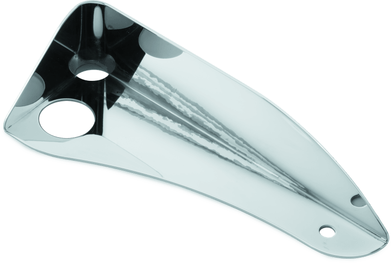Kuryakyn Floorboard Exhaust Boot Guard Chrome - Powersports Haven