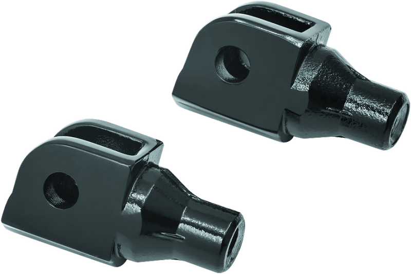 Kuryakyn Front Tapered Peg Adapter Gloss Black - Powersports Haven