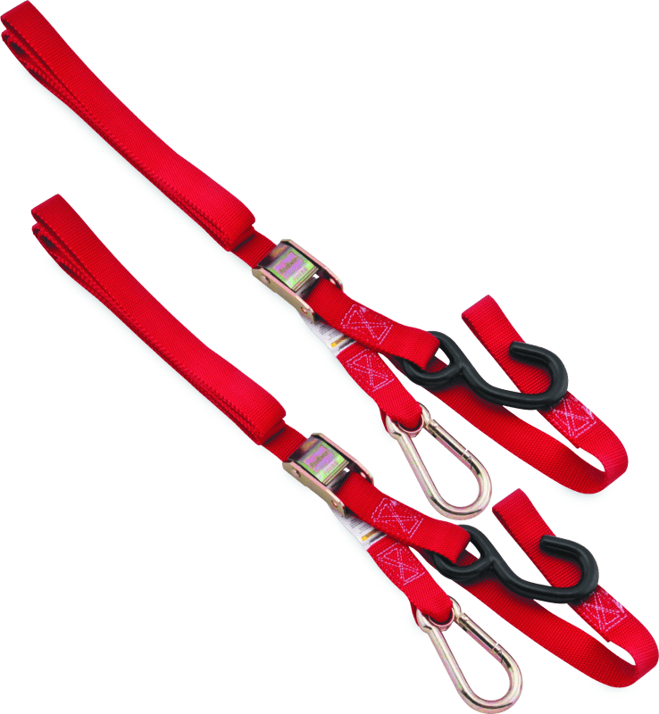 BikeMaster Tiedown Carabiner Softhook - Red - Powersports Haven