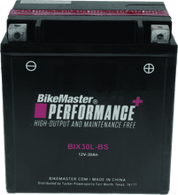 Load image into Gallery viewer, BikeMaster BIX30L-BS Battery - Powersports Haven