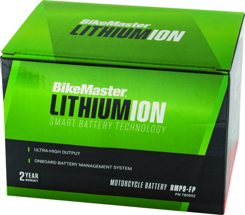 BikeMaster Lithium Ion 2.0 Battery BMP9-FP - Powersports Haven