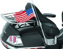 Load image into Gallery viewer, Kuryakyn Antenna Flag Mount With Flag 01-17 GL1800 Chrome - Powersports Haven