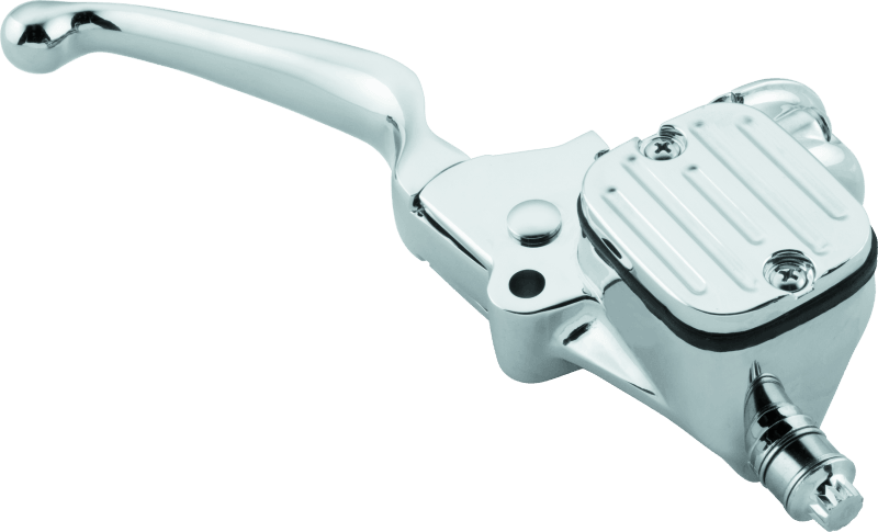 Bikers Choice Chrome 96-07 FL 96-10 ST Dyna 96-03 XL 9/16 Bore Chopped Handlebar Master Cylinder - Powersports Haven