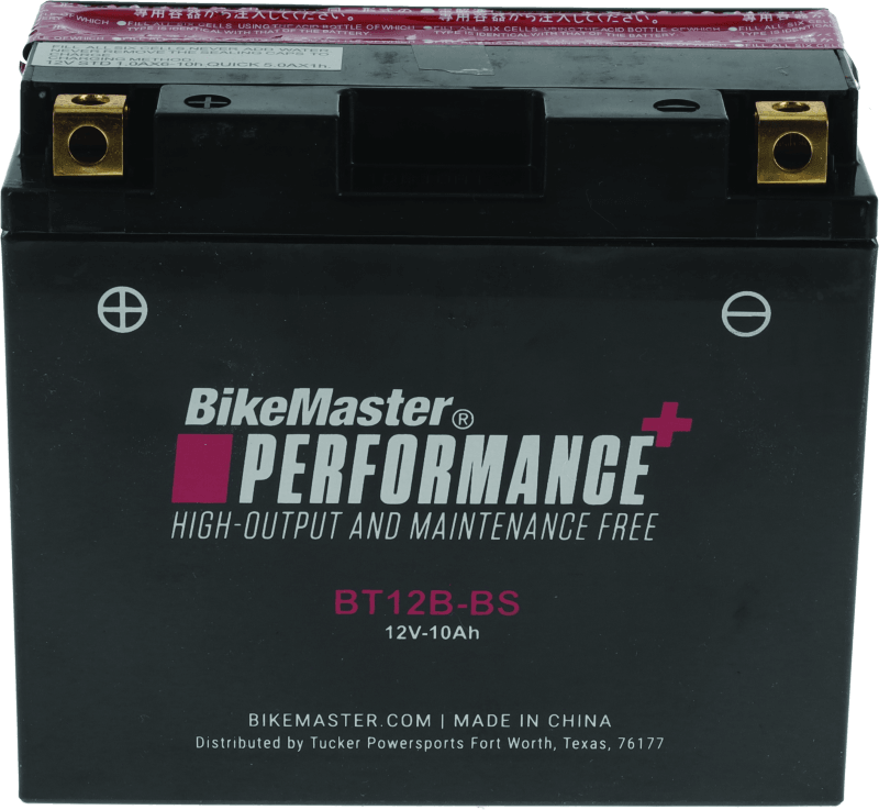 BikeMaster BT12B-BS Battery - Powersports Haven