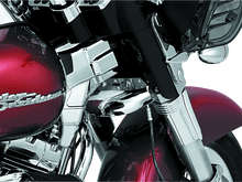 Load image into Gallery viewer, Kuryakyn Lower Tree Wind Deflector 80-13 Touring Chrome - Powersports Haven