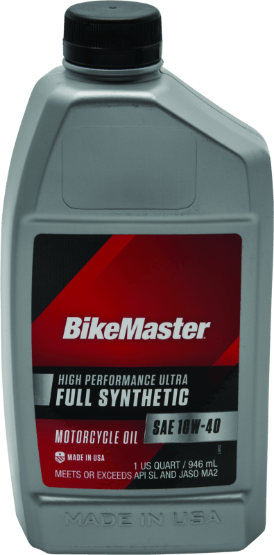 BikeMaster 10W40 Full Synthetic Oil - Quart - Powersports Haven