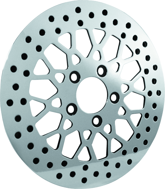 Bikers Choice 11.5 Inch Front Mesh Brake Rotor 84-16 Big Twin & XL Except 06-17 FXD 08-17 FLH FLT - Powersports Haven