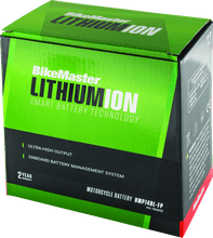 Load image into Gallery viewer, BikeMaster Lithium Ion 2.0 Battery BMP14Bl-FP - Powersports Haven