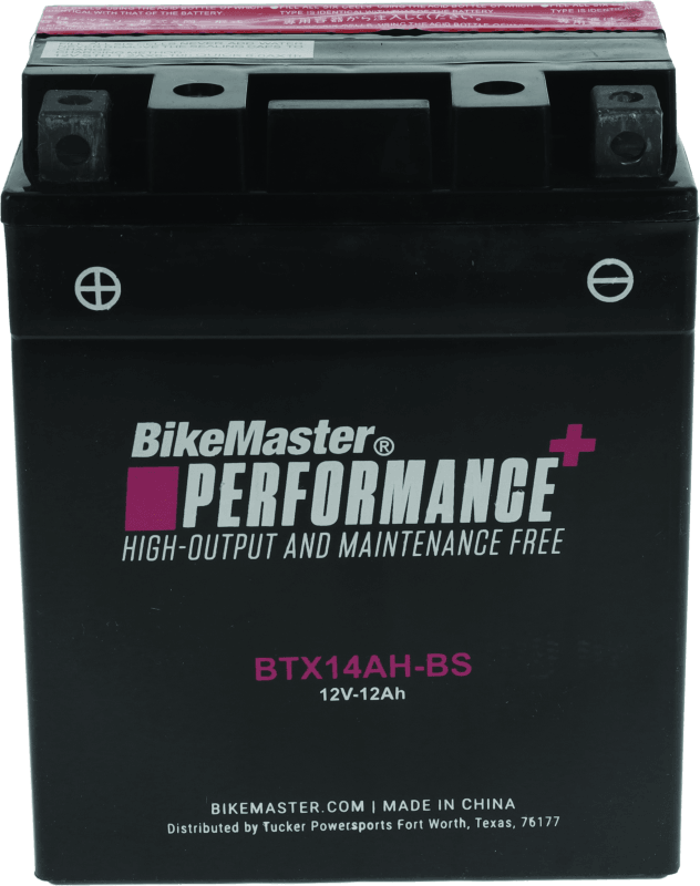 BikeMaster BTX14AH-BS Battery - Powersports Haven