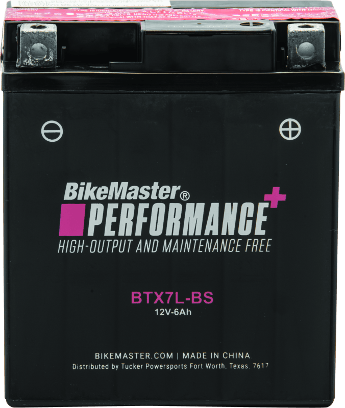 BikeMaster BTX7L-BS Battery - Powersports Haven