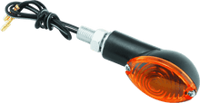 Load image into Gallery viewer, BikeMaster Ministalk Marker Light Oval - Black/Amber - Powersports Haven