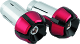 BikeMaster Anti-Vibration Bar Ends - Black/Red