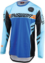 Load image into Gallery viewer, Answer 25 Arkon Nitrus Jersey Blue/Black/Hyper Orange - Large - Powersports Haven