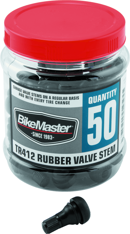 BikeMaster Valve Stem TR412 Rubber Tub/51 - Powersports Haven