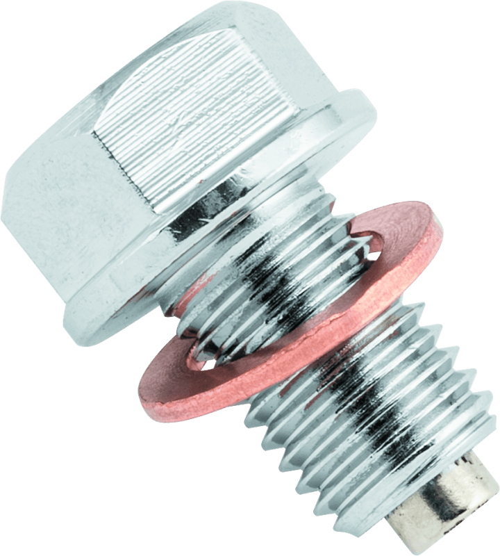 BikeMaster Magnetic Oil Drain Plug 10x1.25mm - Stainless - Powersports Haven