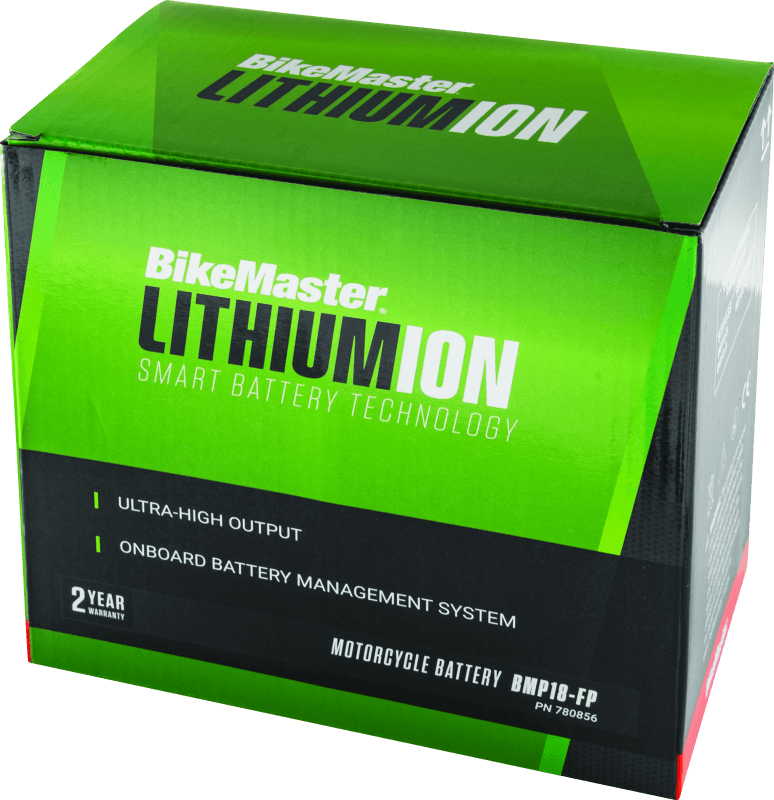 BikeMaster Lithium Ion 2.0 Battery BMP18-FP - Powersports Haven