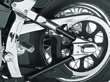 Load image into Gallery viewer, Kuryakyn Boomerang Frame Covers For 00-07 Softail Chrome - Powersports Haven