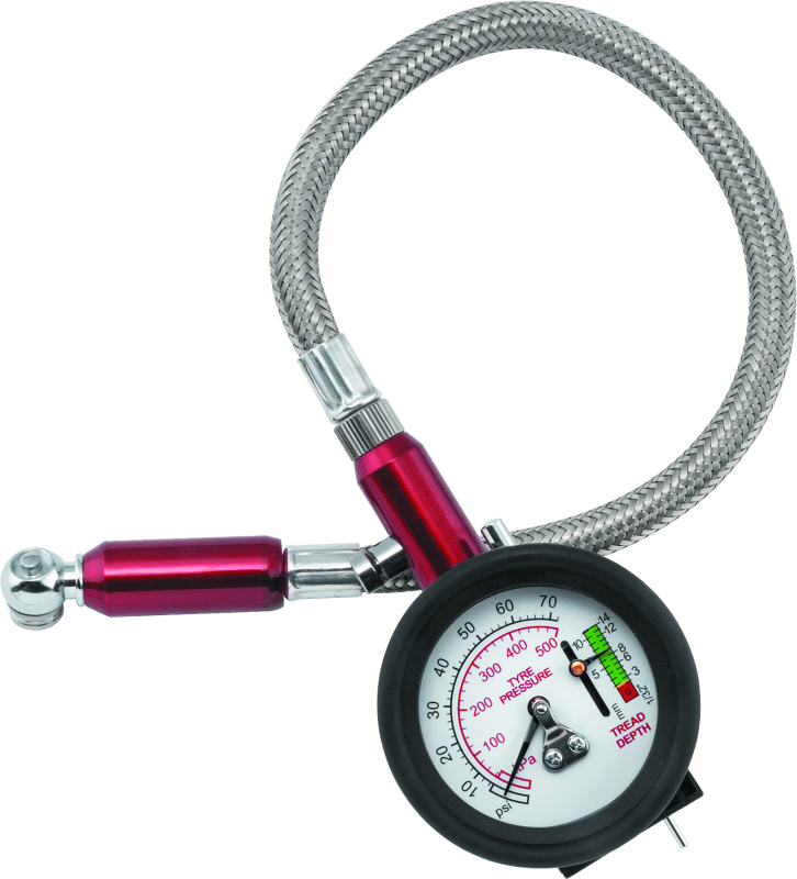 BikeMaster Tire Gauge 2-1 0-60 PSI - Powersports Haven