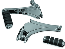 Load image into Gallery viewer, Kuryakyn Adjustable Passenger Pegs With ISO Small Pegs Chrome - Powersports Haven