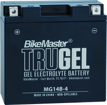 Load image into Gallery viewer, BikeMaster Trugel Battery MG14B-4 - Powersports Haven