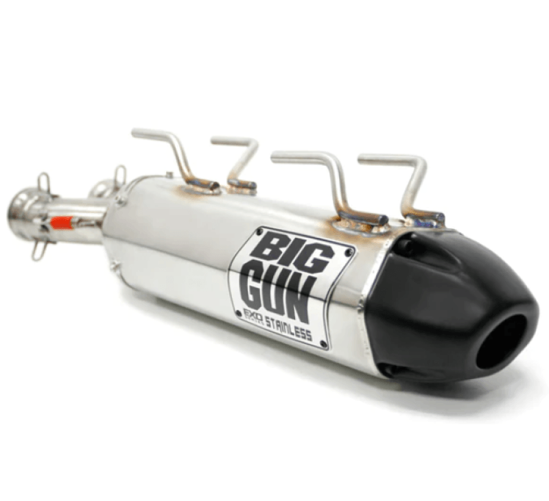 Big Gun 12-14 Arctic Cat WILDCAT 1000i H.O./4/X EXO Stainless Slip On Exhaust - Powersports Haven