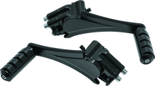 Load image into Gallery viewer, Kuryakyn Adjustable Passenger Pegs With Small ISO Pegs Black - Powersports Haven