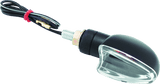 BikeMaster Ministalk Marker Light V-Shape - Black/Clear