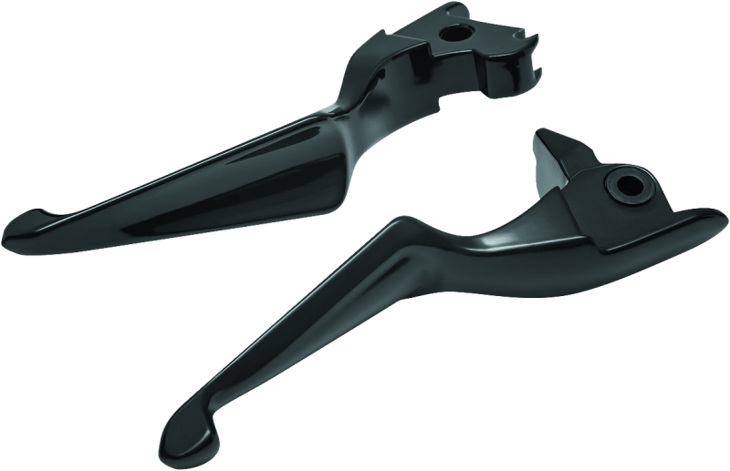 Kuryakyn Boss Blades Lever Set 14-16 Touring Gloss Black - Powersports Haven