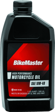 Load image into Gallery viewer, BikeMaster 10W40 Performance Oil - Quart - Powersports Haven