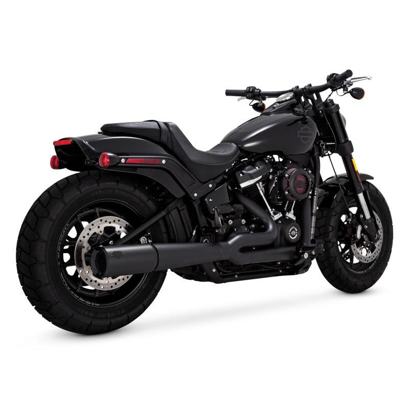 Vance & Hines HD Softail 18 -22 Pro Pipe Black PCX Full System Exhaust - Powersports Haven