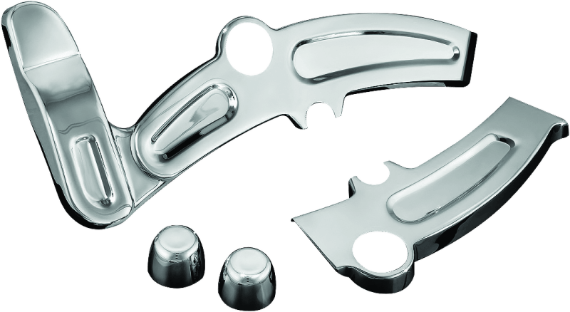 Kuryakyn Boomerang Frame Covers 08-17 Softails Chrome - Powersports Haven