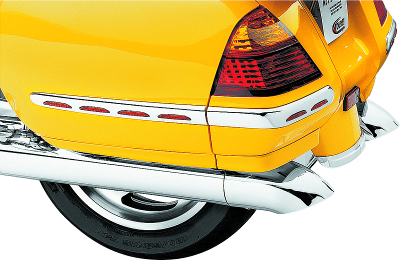 Kuryakyn Turndown Exhaust Extensions 01-17 Honda GL1800 Chrome - Powersports Haven