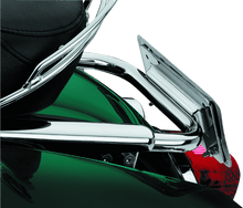 Load image into Gallery viewer, Kuryakyn Laydown License Plate Holder 97-08 Touring Chrome - Powersports Haven