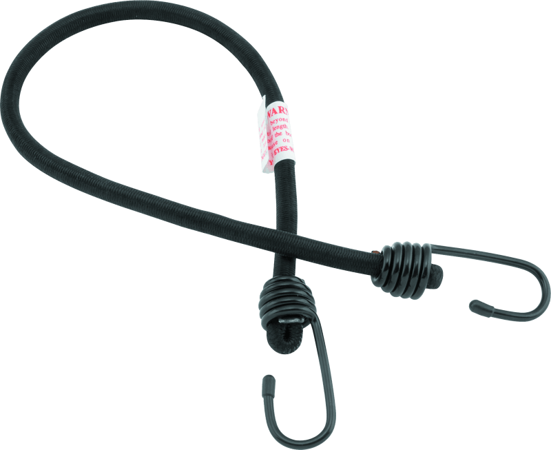 BikeMaster Bungee 24in Heavy Duty 2 Hook Black - Powersports Haven