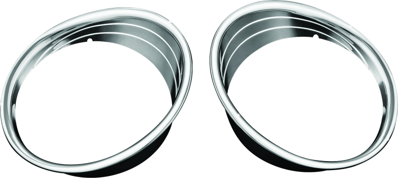 Kuryakyn Driving Light Bezels Indian Chrome - Powersports Haven