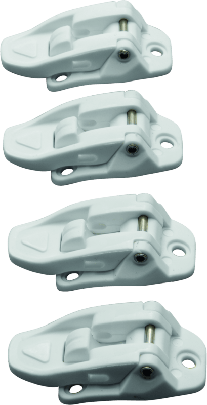 Answer AR1 Boot Buckle White - Youth - Powersports Haven