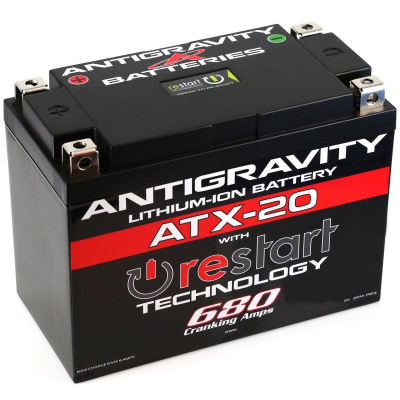 Antigravity YTX20 Lithium Battery w/Re-Start - Powersports Haven