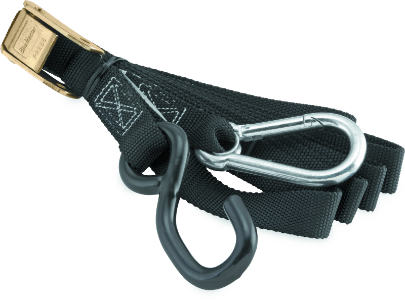 BikeMaster Tiedown Carabiner Softhook - Black - Powersports Haven