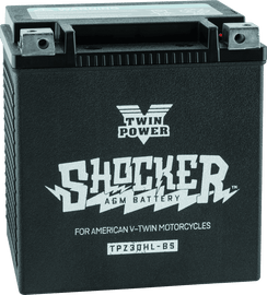 Twin Power YTX-30L Shocker Battery Replaces H-D 66010-97A 430 CCA - Powersports Haven