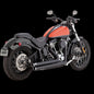 Vance & Hines 18-22 Harley Davidson Softail/ Bigshots Staggered PCX Full System Exhaust - Black - Powersports Haven