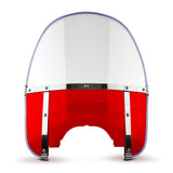 National Cycle 60-93 Harley-Davidson FLH Heavy Duty Beaded Round Bottom-Red