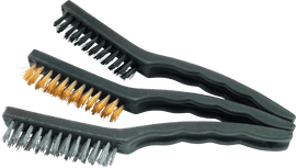 BikeMaster 3-pc Nylon/Wire Brush Set - Powersports Haven