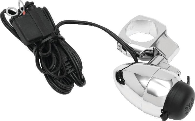 Kuryakyn Electrical Power Point With 1-1/4in Bar Mount Chrome - Powersports Haven
