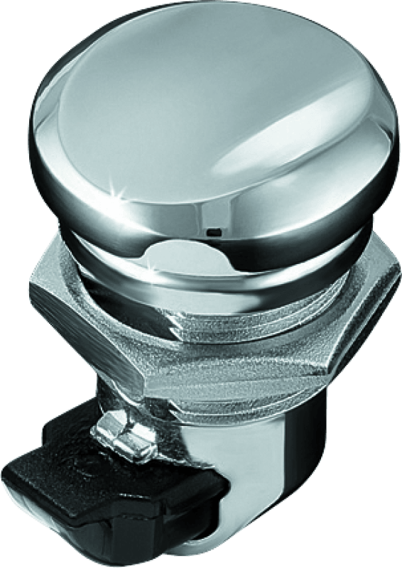 Kuryakyn Push-Button Fuel Door Latch Chrome - Powersports Haven