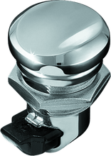 Load image into Gallery viewer, Kuryakyn Push-Button Fuel Door Latch Chrome - Powersports Haven